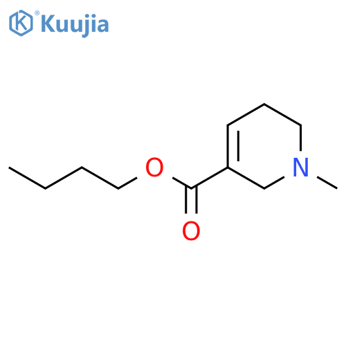 butyl 1-methyl-1,2,5,6-tetrahydropyridine-3-carboxylate structure