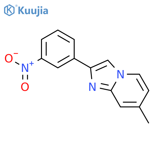 7-Methyl-2-(3-nitrophenyl)imidazo[1,2-a]pyridine structure