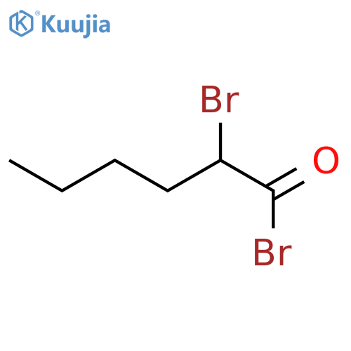 Hexanoyl bromide,2-bromo- structure