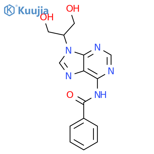 Benzamide, N-[9-[2-hydroxy-1-(hydroxymethyl)ethyl]-9H-purin-6-yl]- structure