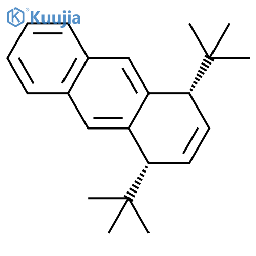 ANTHRACENE, 1,4-BIS(1,1-DIMETHYLETHYL)-1,4-DIHYDRO-, CIS- structure