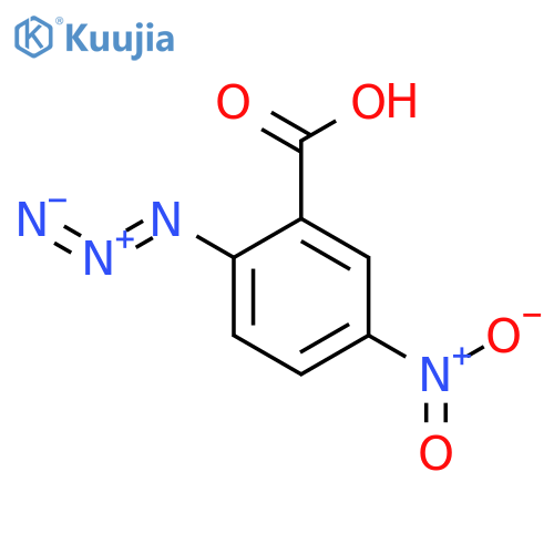 Benzoic acid, 2-azido-5-nitro- structure