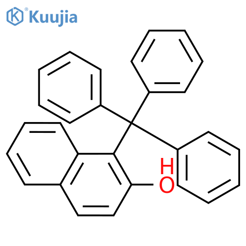 2-Naphthalenol, 1-(triphenylmethyl)- structure