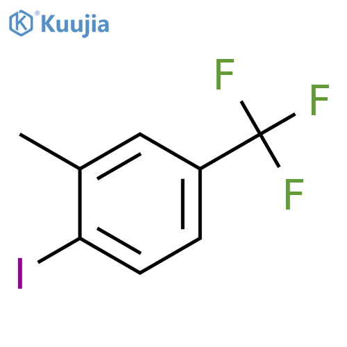 1-iodo-2-methyl-4-(trifluoromethyl)Benzene structure