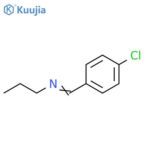 1-Propanamine, N-[(4-chlorophenyl)methylene]- structure