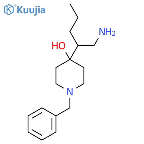 4-(1-Aminopentan-2-yl)-1-benzylpiperidin-4-ol structure