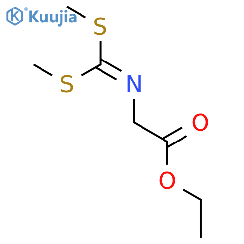 n-[bis(methylthio)methylene]glycine ethyl ester structure