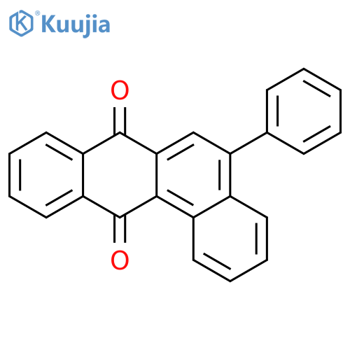 Benz[a]anthracene-7,12-dione, 5-phenyl- structure