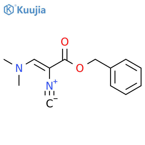 2-Propenoic acid, 3-(dimethylamino)-2-isocyano-, phenylmethyl ester structure