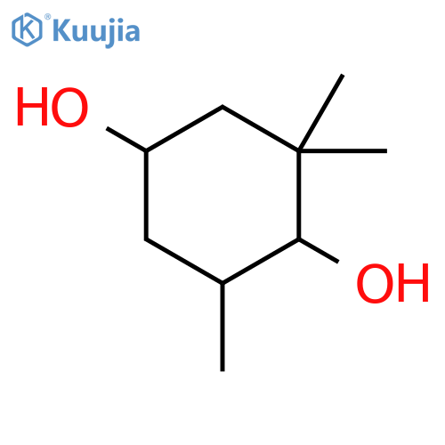1,4-Cyclohexanediol, 2,2,6-trimethyl- structure