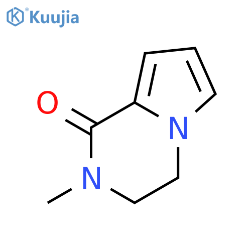 pyrrolo[1,2-a]pyrazin-1(2h)-one, 3,4-dihydro-2-methyl- (9ci) structure