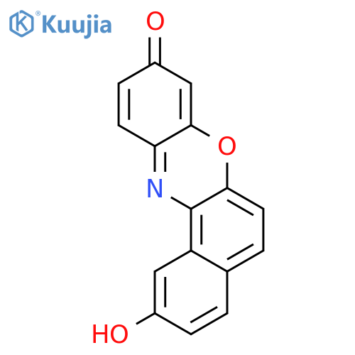 9H-Benzo[a]phenoxazin-9-one, 2-hydroxy- structure