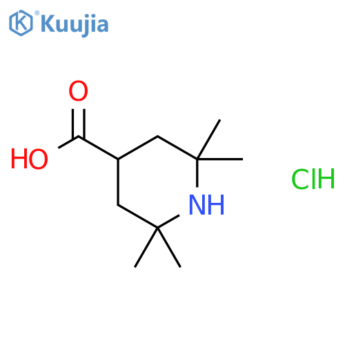 2,2,6,6-Tetramethylpiperidine-4-carboxylic Acid Hydrochloride Salt structure