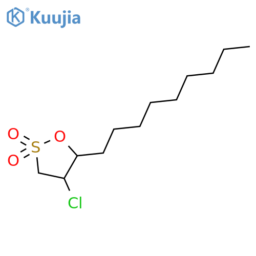 4-chloro-5-nonyl-1,2-oxathiolane 2,2-dioxide structure
