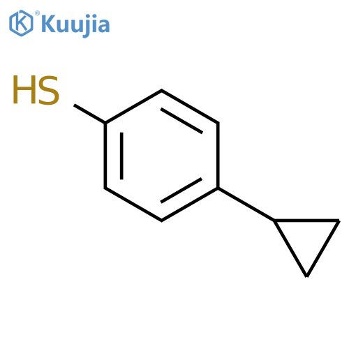 4-cyclopropylbenzene-1-thiol structure