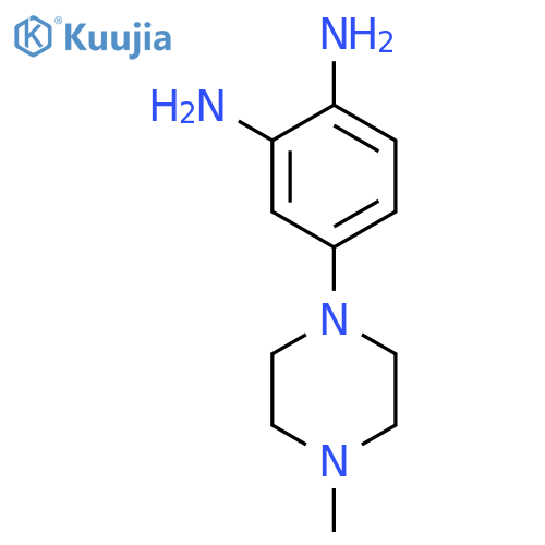 4-(4-Methylpiperazin-1-yl)benzene-1,2-diamine structure