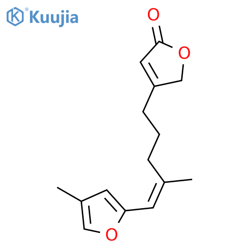(E)-4-[4-Methyl-5-(4-methyl-2-furanyl)-4-pentenyl]-2(5H)-furanone structure