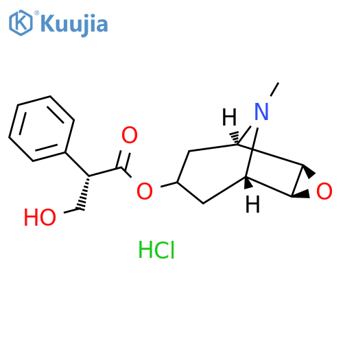 Hyoscine hydrochloride structure