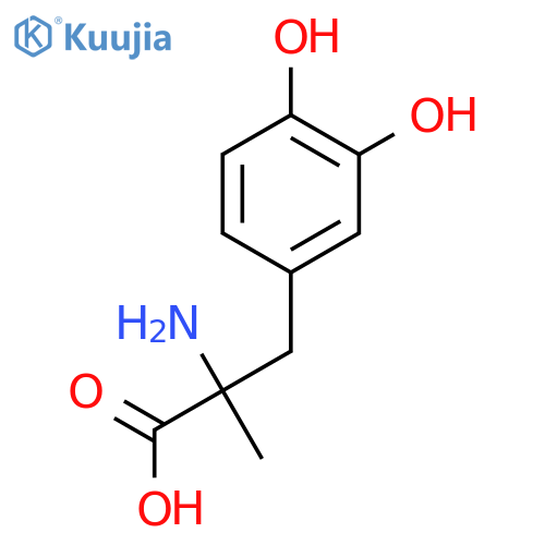 rac a-Methyl DOPA structure