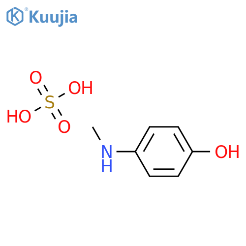 bis(p-methylaminophenol); sulfuric acid structure