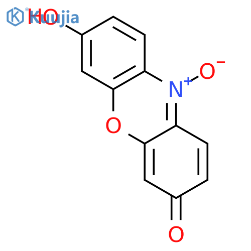 3H-Phenoxazin-3-one,7-hydroxy-, 10-oxide structure