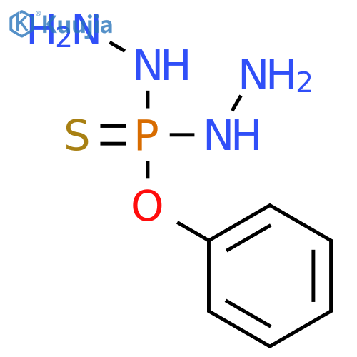 Phosphorodihydrazidothioic acid, O-phenyl ester (9CI) structure