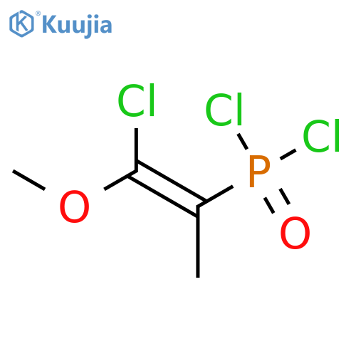 Phosphonic dichloride, (2-chloro-2-methoxy-1-methylethenyl)- structure