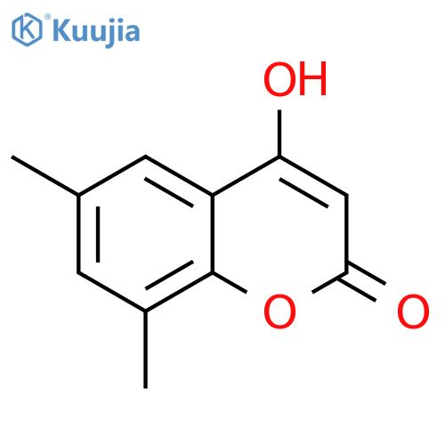 6,8-DIMETHYL-4-HYDROXYCOUMARIN structure
