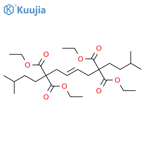 7-Tetradecene-5,5,10,10-tetracarboxylic acid, 2,13-dimethyl-, tetraethyl ester, (E)- (9CI) structure