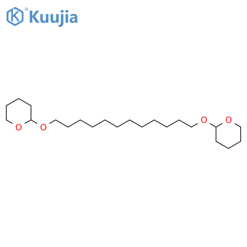 2H-Pyran, 2,2'-[1,12-dodecanediylbis(oxy)]bis[tetrahydro- structure