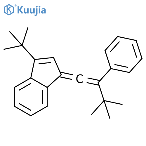 1H-Indene,3-(1,1-dimethylethyl)-1-(3,3-dimethyl-2-phenyl-1-butenylidene)- structure