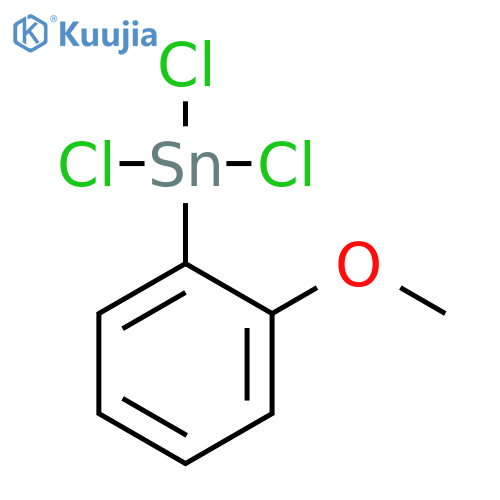Stannane, trichloro(2-methoxyphenyl)- structure