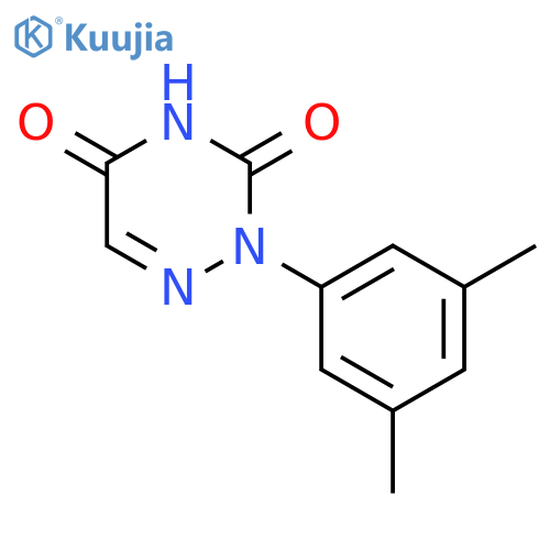 1,2,4-Triazine-3,5(2H,4H)-dione, 2-(3,5-dimethylphenyl)- structure