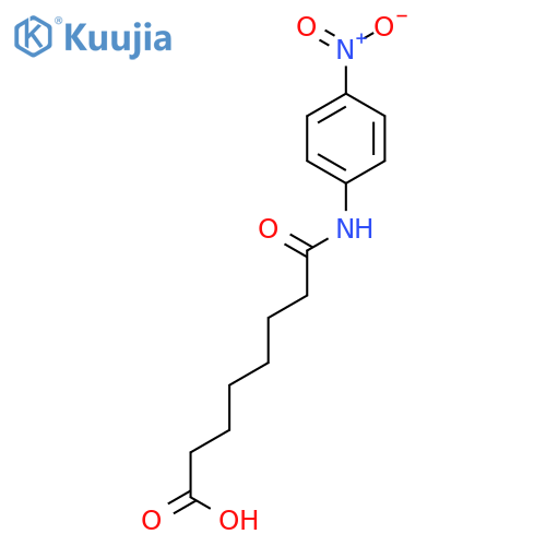 Octanoic acid, 8-[(4-nitrophenyl)amino]-8-oxo- structure