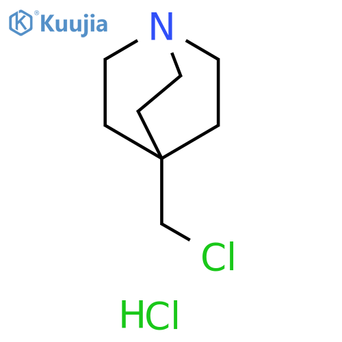 4-(chloromethyl)-1-azabicyclo2.2.2octane hydrochloride structure