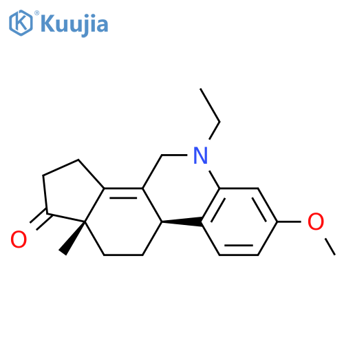 6-Azaestra-1,3,5(10),8(14)-tetraen-17-one, 6-ethyl-3-methoxy- structure