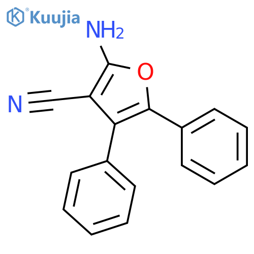 2-Amino-4,5-diphenyl-3-furonitrile structure