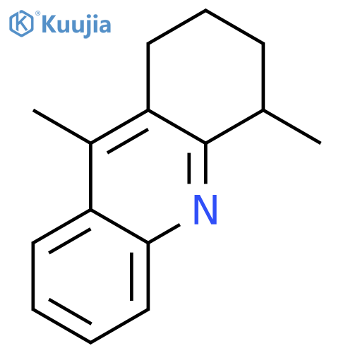 4,9-dimethyl-1,2,3,4-tetrahydroacridine structure
