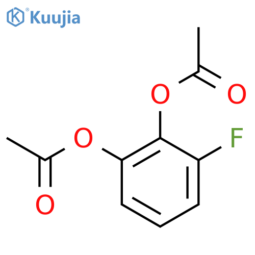 2-(Acetyloxy)-3-fluorophenyl acetate structure