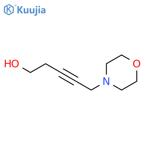 5-(4-morpholinyl)-3-pentyn-1-ol structure