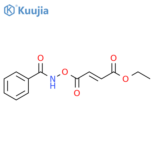 2-Butenoic acid, 4-[(benzoylamino)oxy]-4-oxo-, ethyl ester, (2E)- structure
