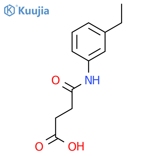 4-(3-ethylphenyl)amino-4-oxobutanoic Acid structure
