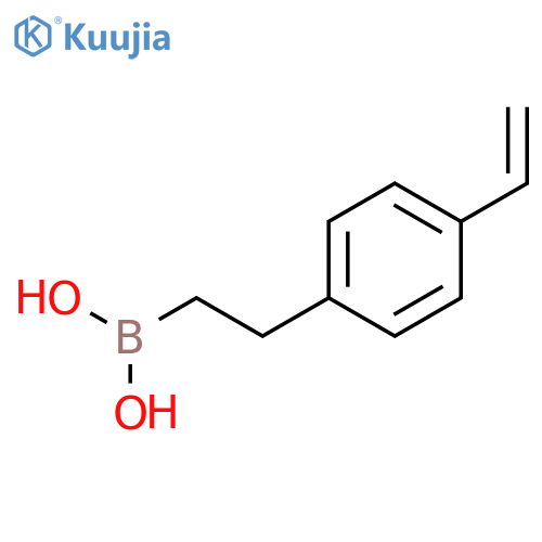 BORONIC ACID, [2-(4-ETHENYLPHENYL)ETHYL]- structure