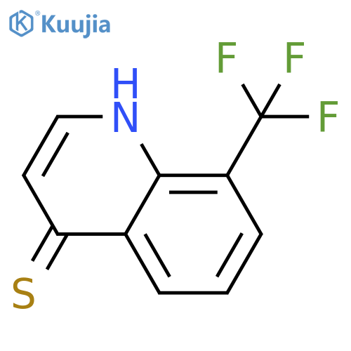 8-(trifluoromethyl)-4(1h)-quinolinethione structure