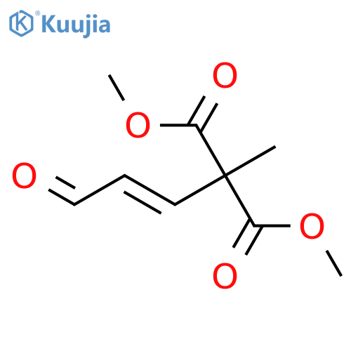 PROPANEDIOIC ACID, METHYL(3-OXO-1-PROPENYL)-, DIMETHYL ESTER structure