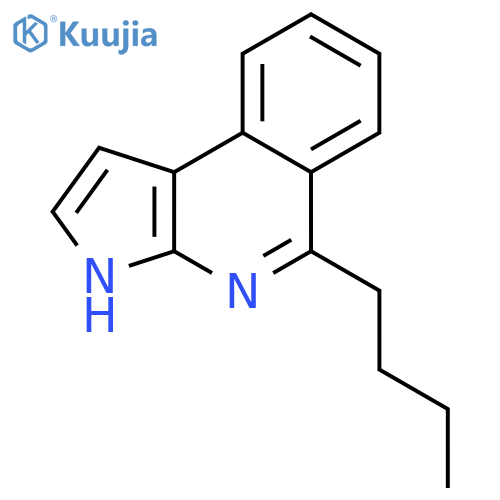 3H-PYRROLO[2,3-C]ISOQUINOLINE, 5-BUTYL- structure