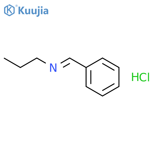 1-Propanamine, N-(phenylmethylene)-, hydrochloride structure