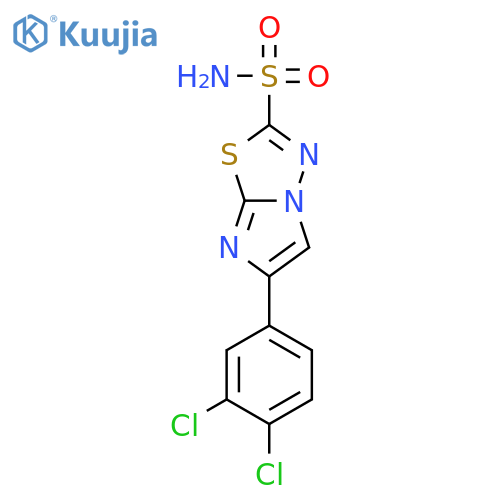 IMIDAZO[2,1-B]-1,3,4-THIADIAZOLE-2-SULFONAMIDE, 6-(3,4-DICHLOROPHENYL)- structure