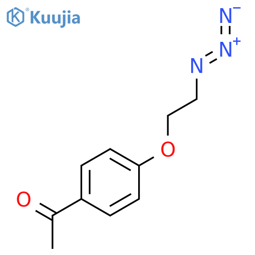 Ethanone, 1-[4-(2-azidoethoxy)phenyl]- structure