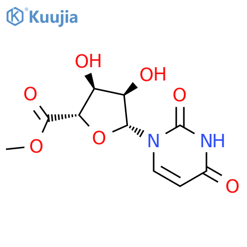 1-(5-methyl-beta-D-ribofuranosyluronosyl)pyrimidine-2,4(1H,3H)-dione structure